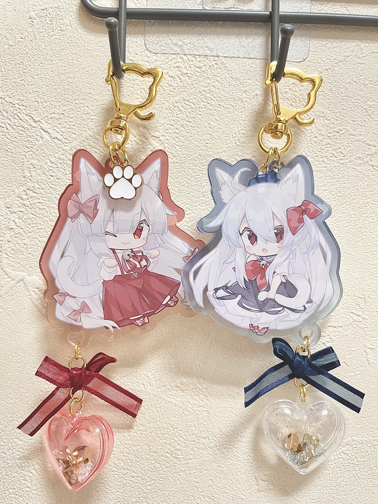 【もこけーねは猫の国】にゃんこアクリルキーホルダー