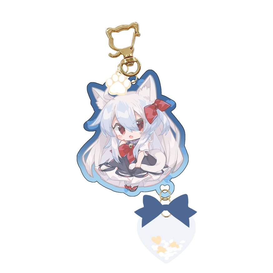 【もこけーねは猫の国】にゃんこアクリルキーホルダー