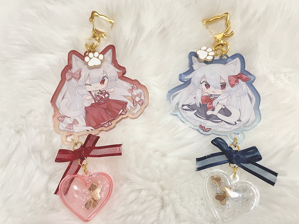 【もこけーねは猫の国】にゃんこアクリルキーホルダー