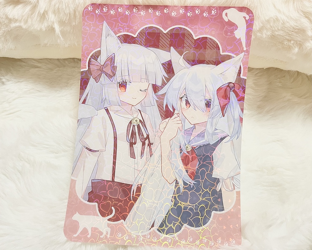 【もこけーねは猫の国】A5クリア下敷き