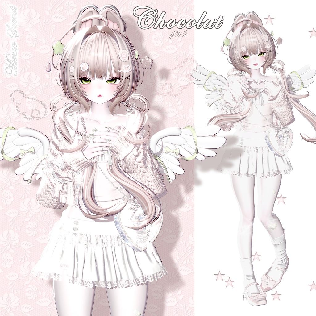 【24時間限定 790円 / 12アバター対応】 Girly Layered Look 18 colors💗