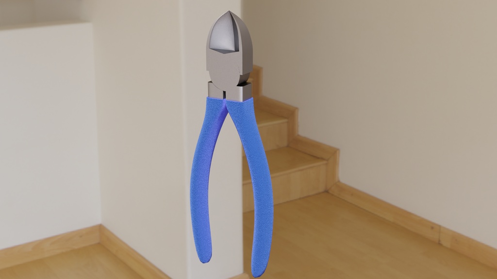 ニッパー3Dモデル