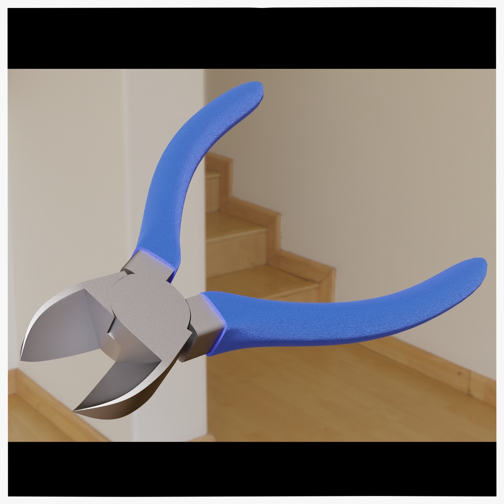 ニッパー3Dモデル