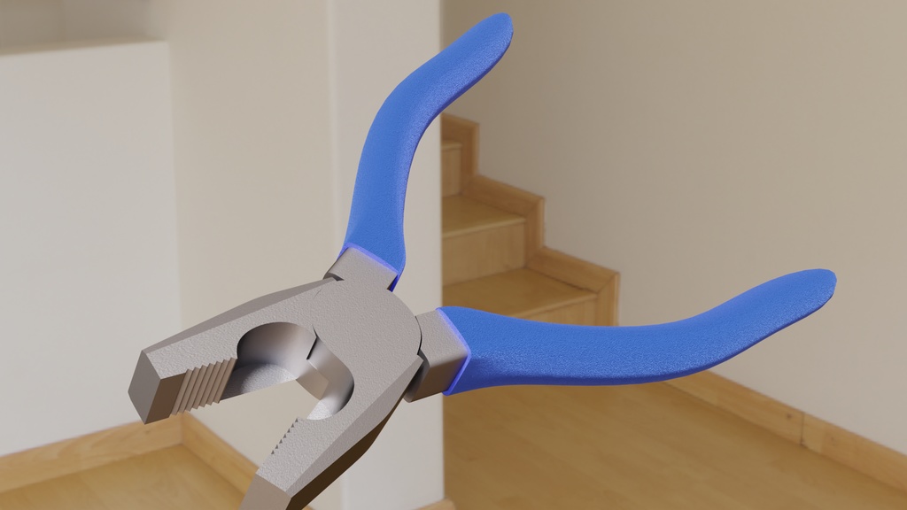 プライヤー3Dモデル