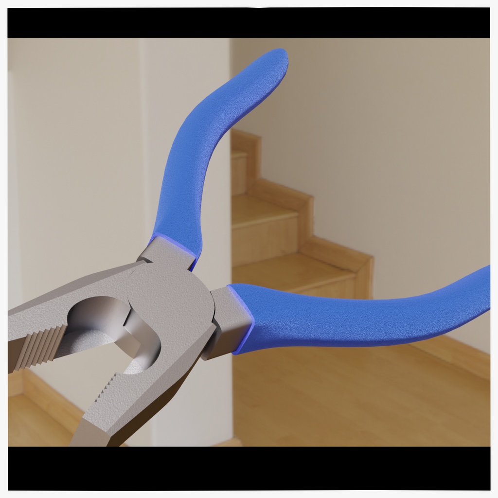 プライヤー3Dモデル