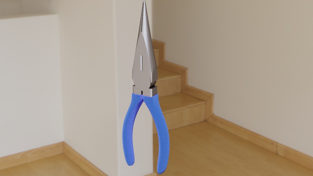 ラジオペンチ3Dモデル