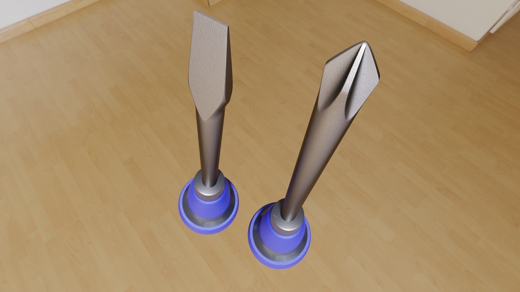 ドライバー3Dモデル2