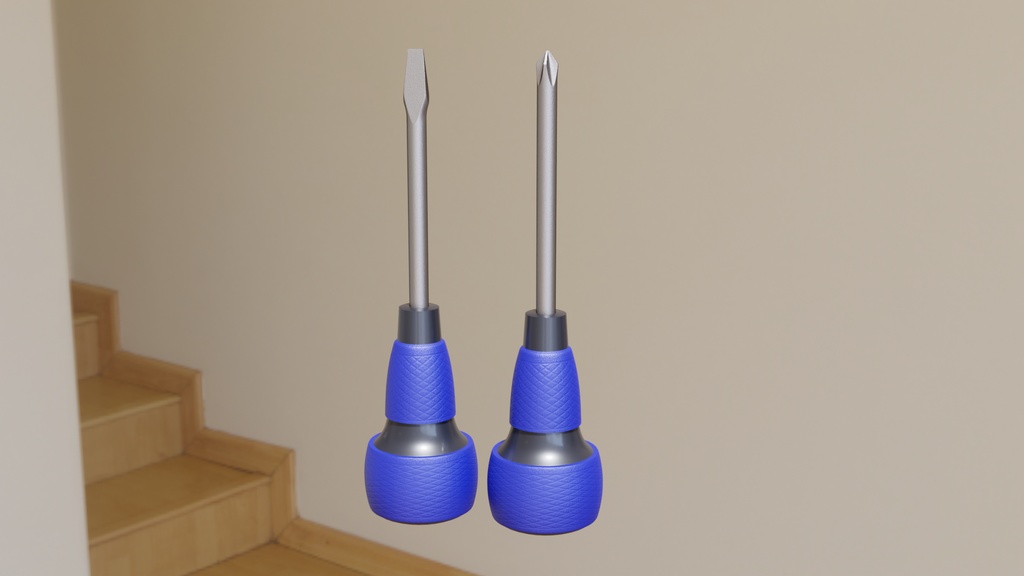 ドライバー3Dモデル2