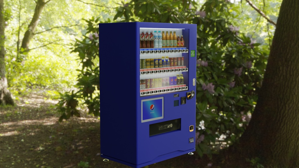 自動販売機3Dモデル