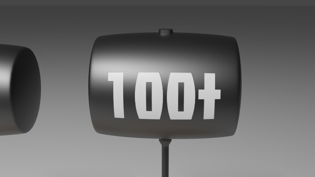 100tハンマーセット3Dモデル
