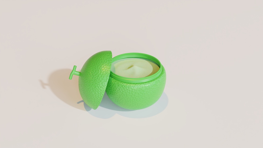 メロンアイス3Dモデル