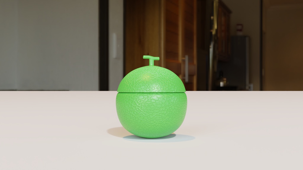 メロンアイス3Dモデル