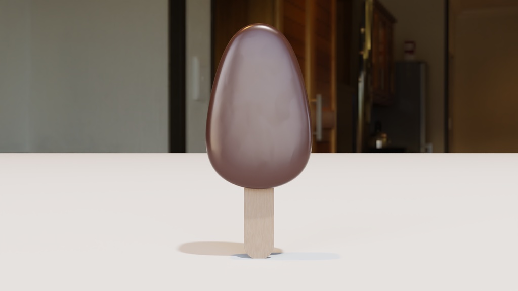 パルム型アイス3Dモデル