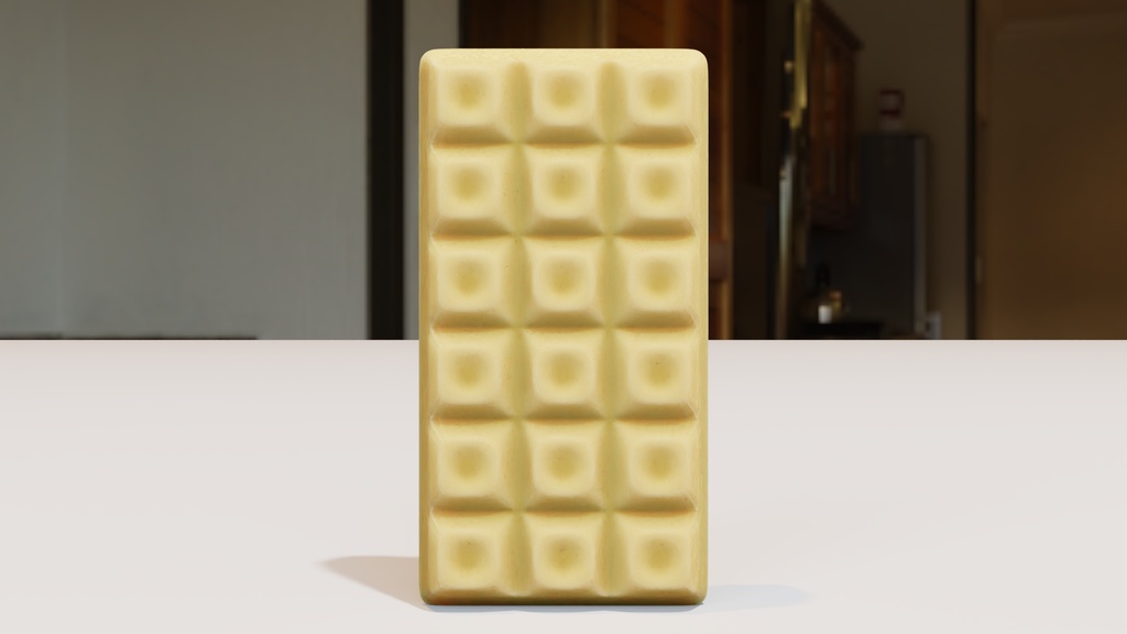 モナカ風アイス3Dモデル