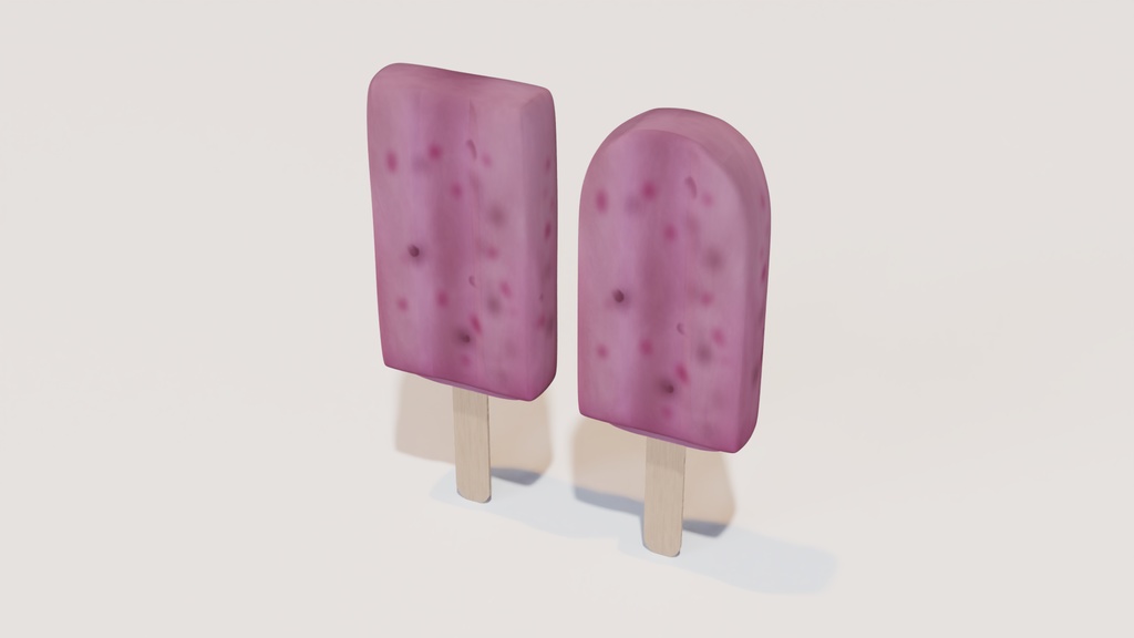 アイスクリーム3Dモデルセット