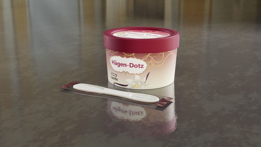 アイスクリーム3Dモデルセット