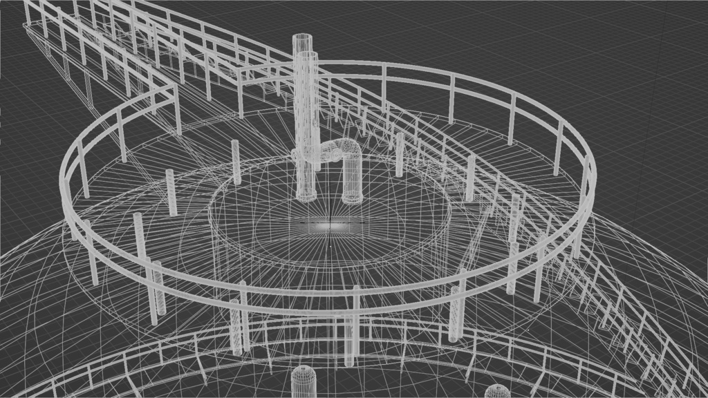 ガスタンク3Dモデル