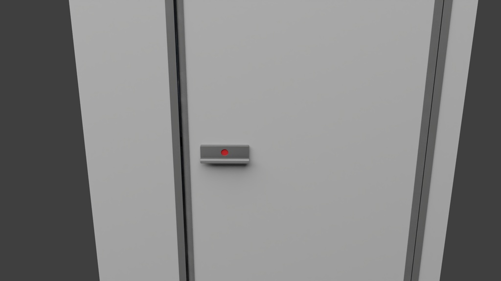 トイレ個室(公衆) 3Dモデル