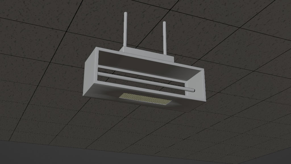 非常口サイン 3Dモデル