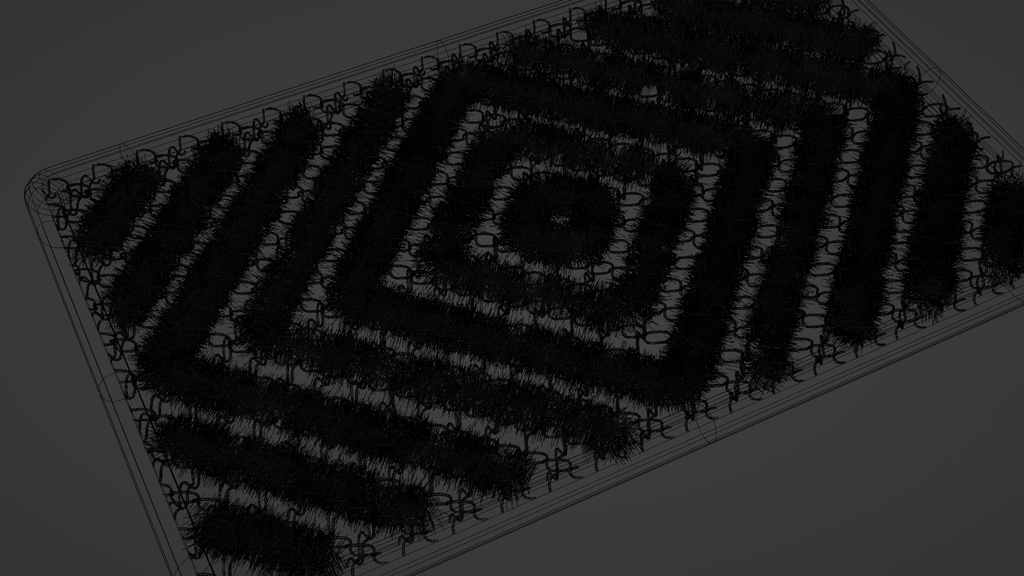 タンポポマット 3Dモデル