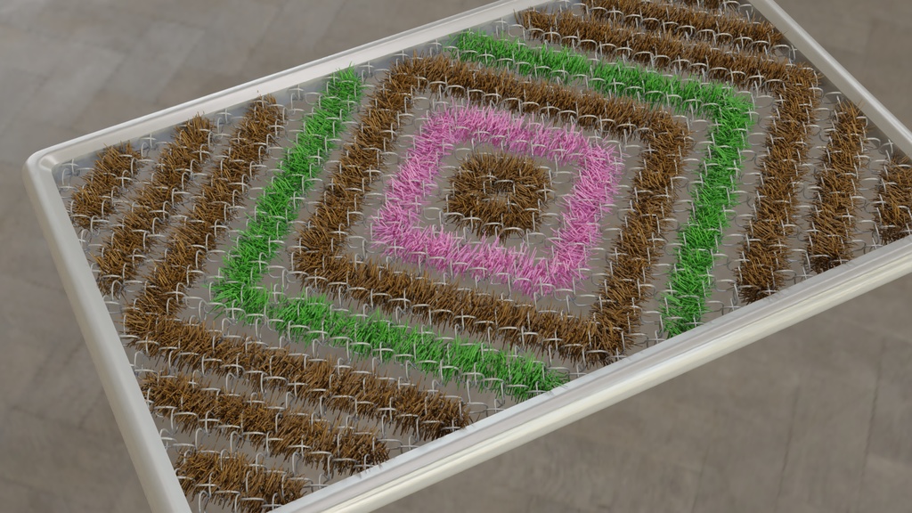 タンポポマット 3Dモデル