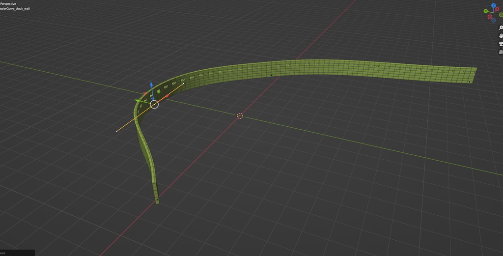 ブロック塀 3Dモデル