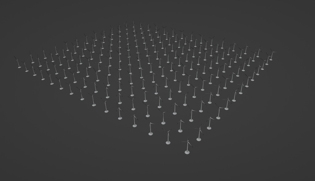 風力発電機 3Dモデル