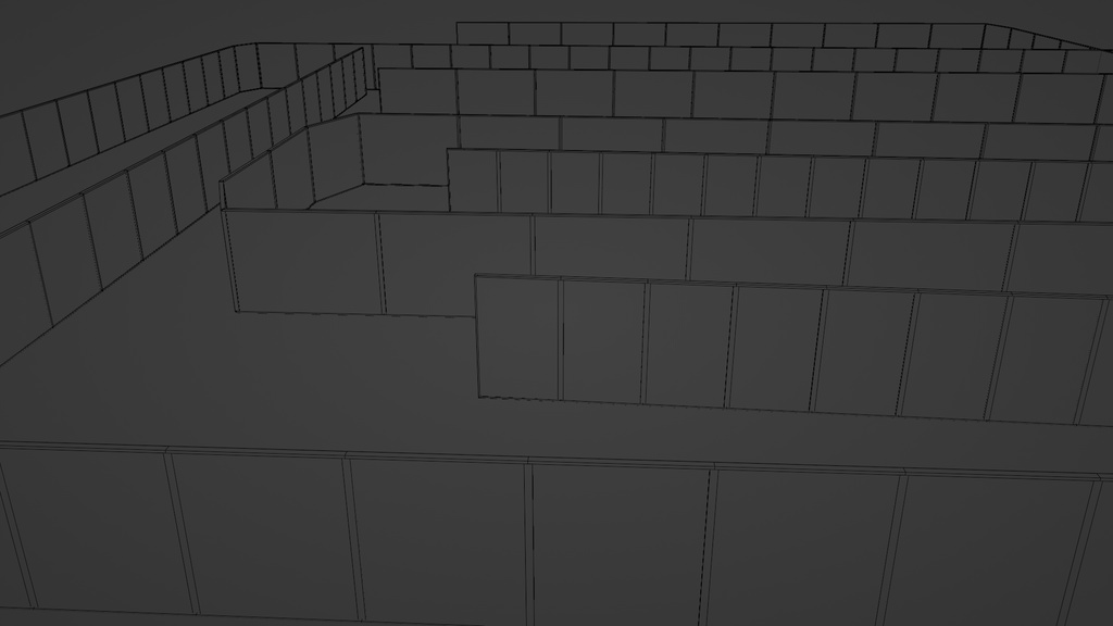 グリーンフェンス 3Dモデル