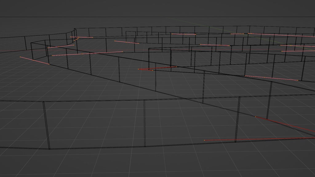 グリーンフェンス 3Dモデル