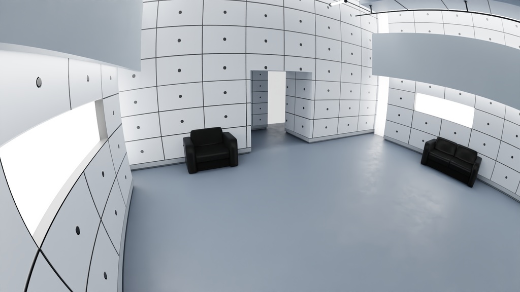 床が滑りそうな部屋 3Dモデル