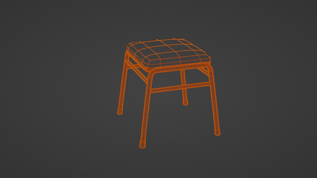 ゲーセンの椅子B 3Dモデル