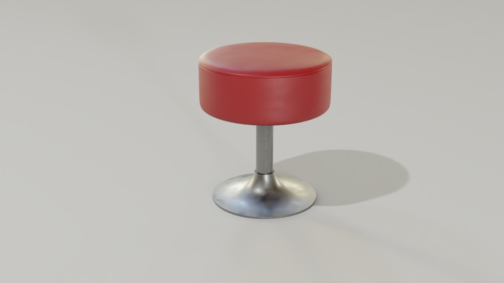 ゲーセンの椅子C 3Dモデル