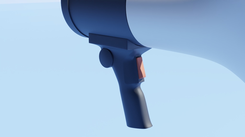 メガホン 3Dモデル