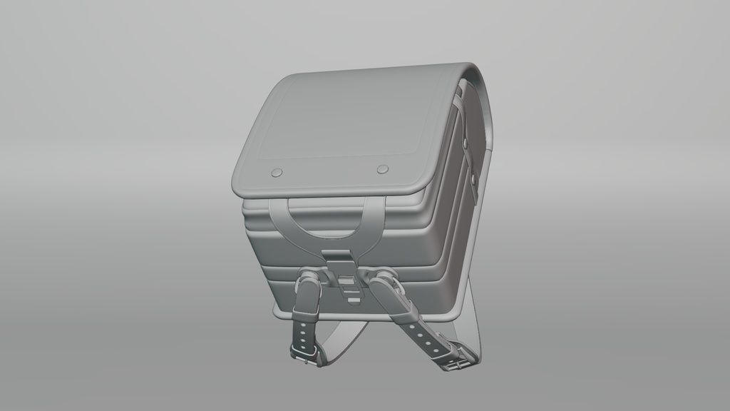 ランドセル 3Dモデル