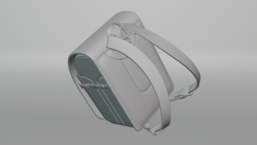 ランドセル 3Dモデル