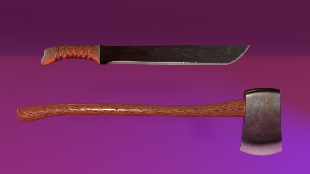 殺人鬼の武器 3Dモデル