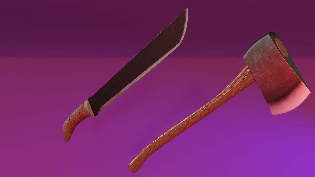殺人鬼の武器 3Dモデル