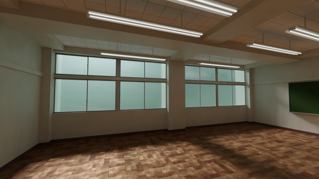 教室 3Dモデル