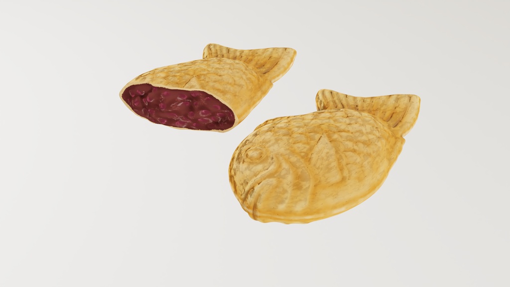 たい焼き器A 3Dモデル