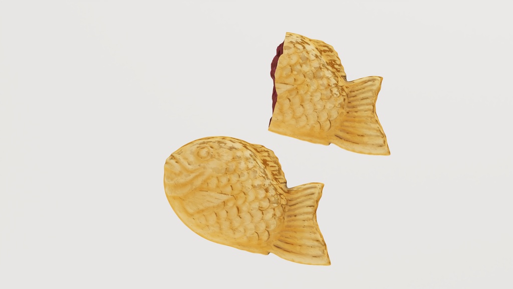 たい焼き器B 3Dモデル