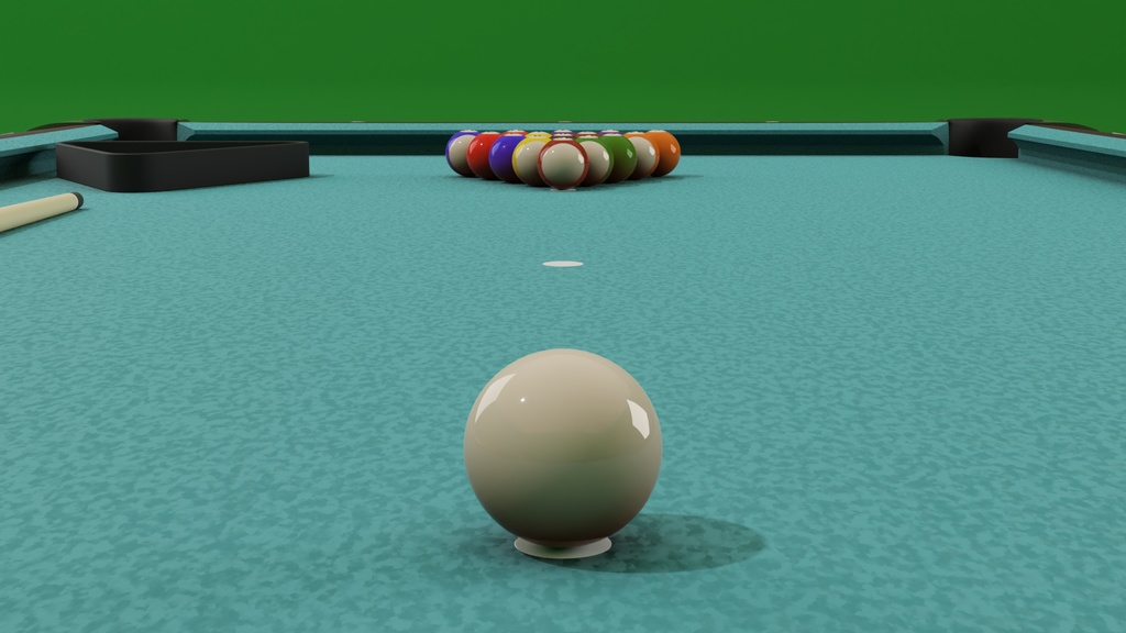 ビリヤード 3Dモデル