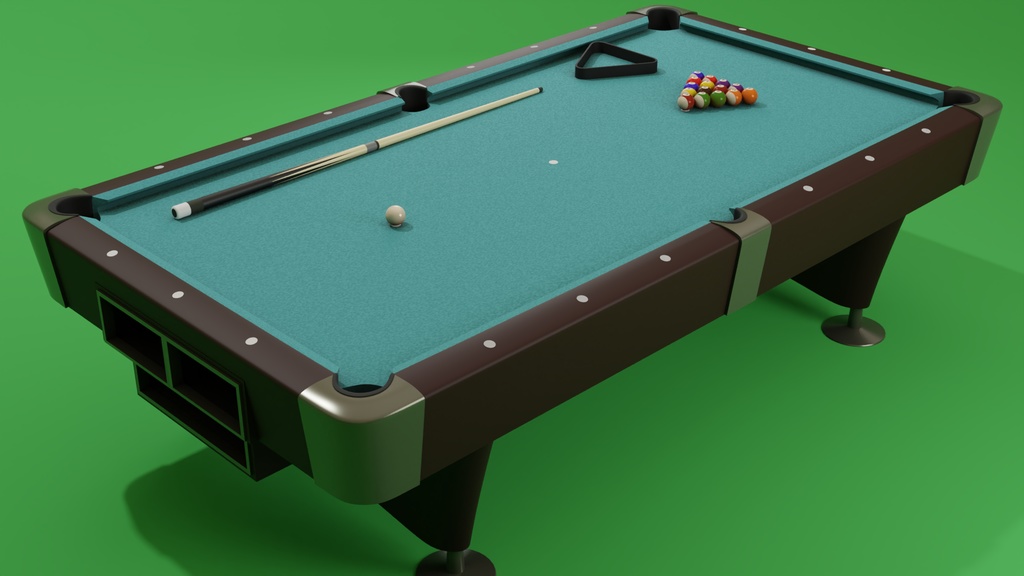 ビリヤード 3Dモデル
