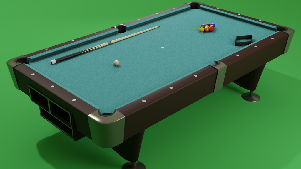 ビリヤード 3Dモデル