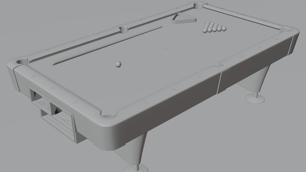 ビリヤード 3Dモデル