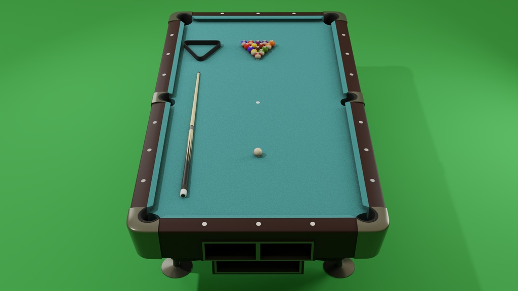 ビリヤード 3Dモデル