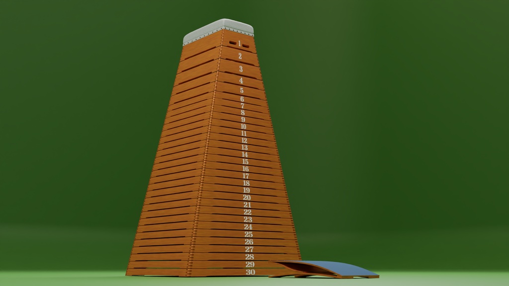 跳び箱 3Dモデル