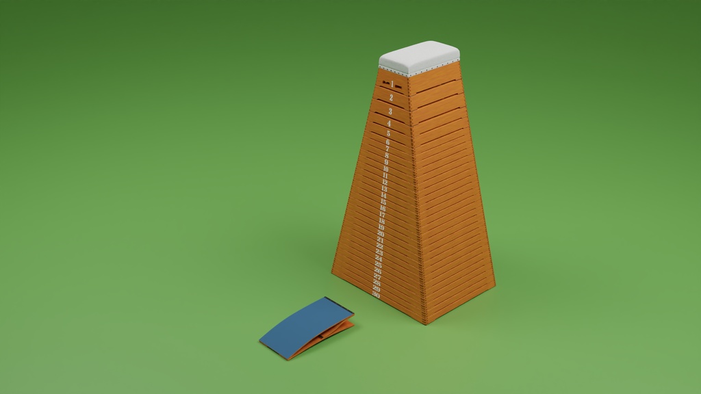 跳び箱 3Dモデル
