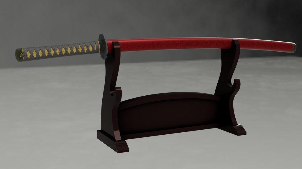 和泉守兼定 3Dモデル