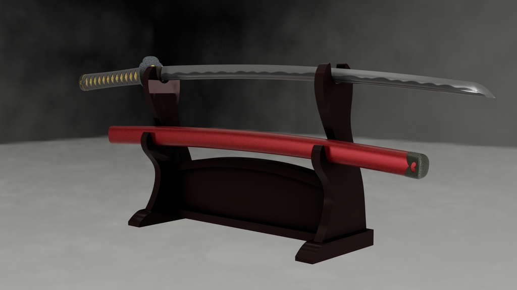 和泉守兼定 3Dモデル