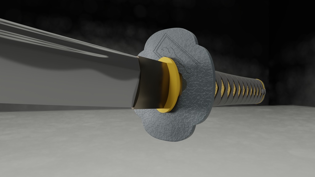 和泉守兼定 3Dモデル